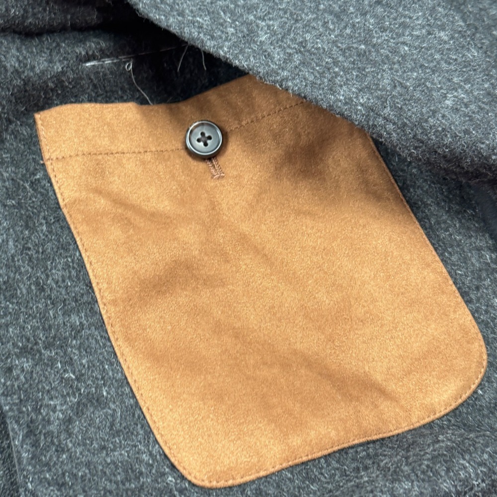 Ralph Lauren Men's 42L Gray 100% Camel Hair Loro Piana Fabric Italy 2 Button - Picture 6 of 7